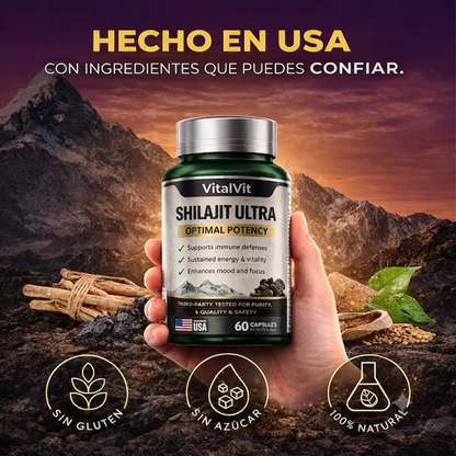 Shilajit Ultra™ Potencia Natural Masculina