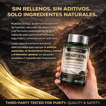 Shilajit Ultra™ Potencia Natural Masculina